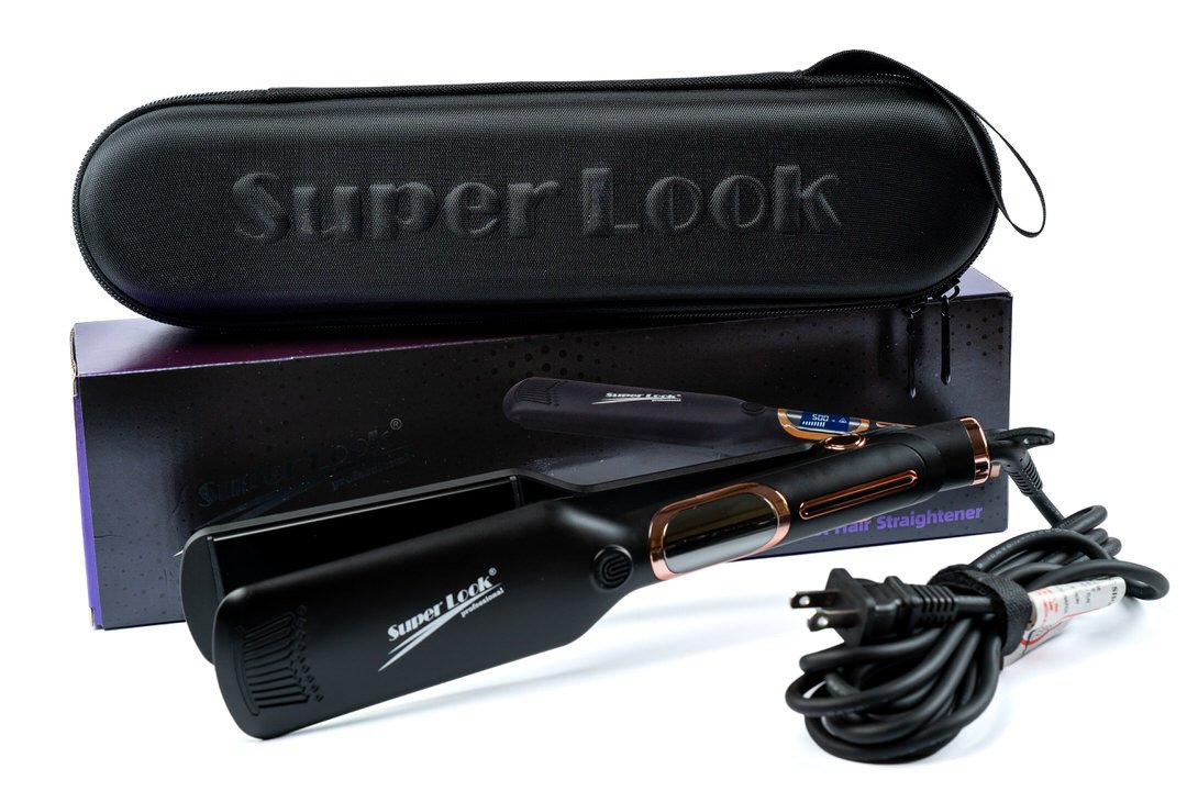 Plancha super look slp-1090 profesional de placas anchas original - Vista 4